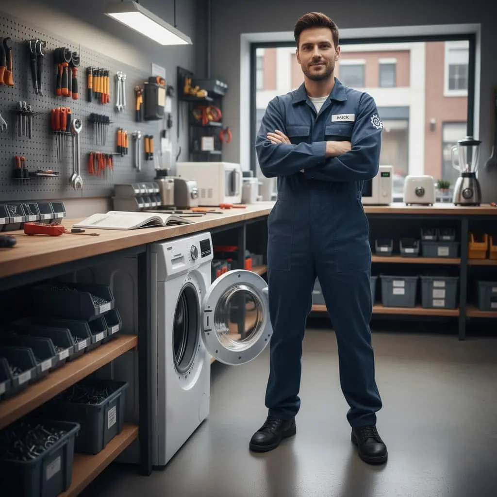 تعمیرکار ایستاده